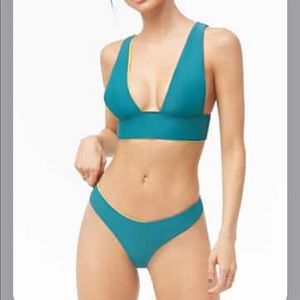 Reversible thong bikini and top